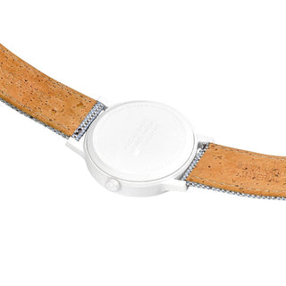 essence, 41mm, sustainable watch for men and women, MS1.41110.LD.SET, Case back view with SBB engraving