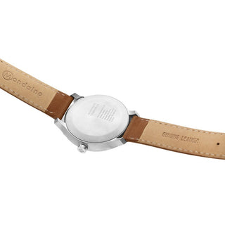 Discontinued | Helvetica Bold, 43 mm, brown leather watch, MH1.B1210.LG